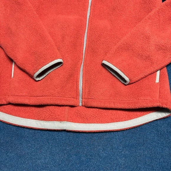L.L. Bean Coral Fleece Jacket Size M regular woman - Picture 3 of 8